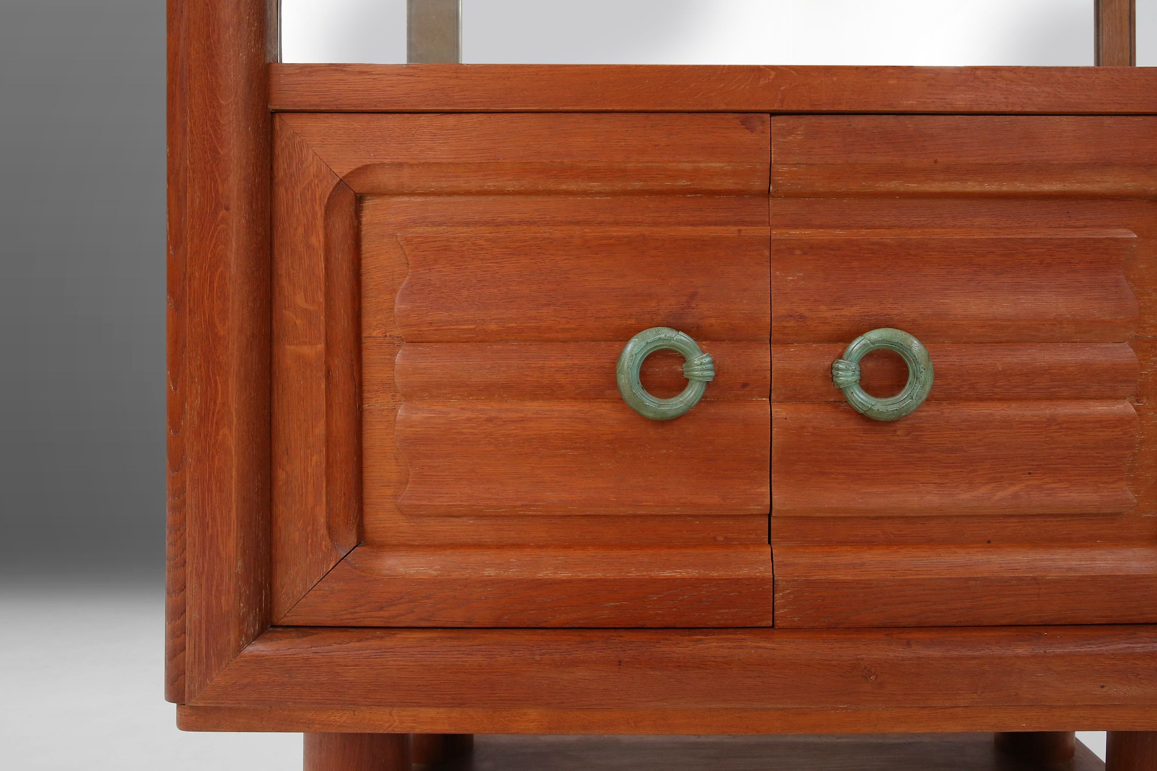 Art Deco Vitrine Cabinet Attributed to Gaston Poisson, France 1940sthumbnail